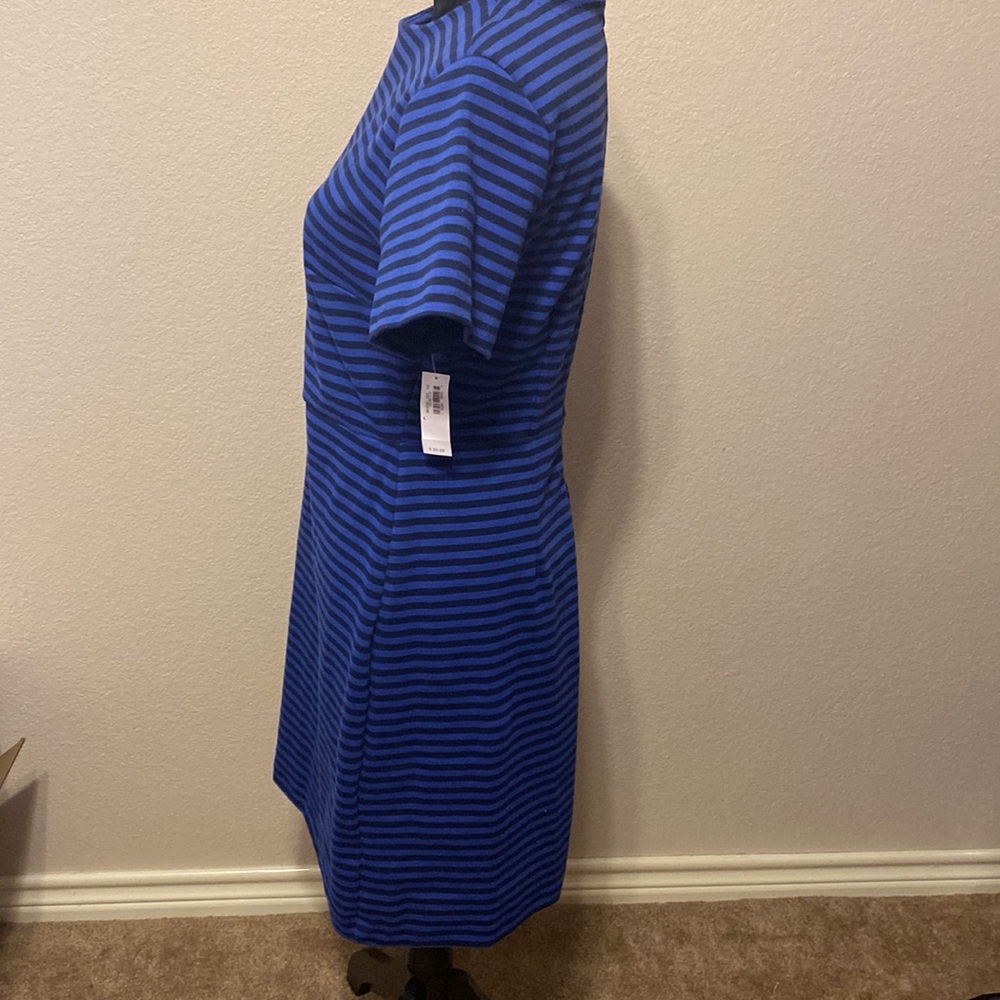 NWT Old Navy Blue & Black Striped Dress - Picture 2 of 8